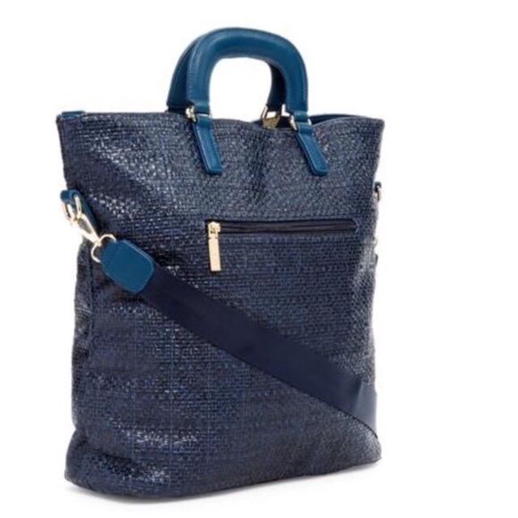 💙NWT Gorgeous Pink Haley Blue Fashion Tote💙 - Picture 6 of 8